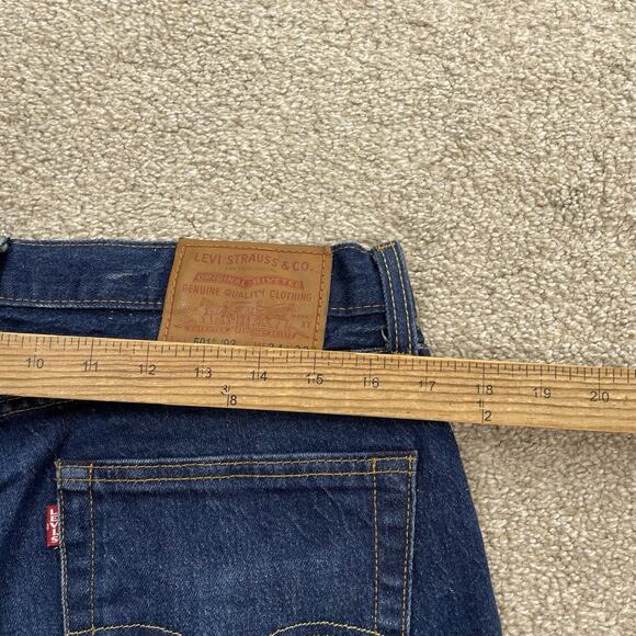 Levis Men 501 93 Straight Big E Size 34 x 32" Actual 34 x 30" Blue Jeans S18 - Picture 11 of 13